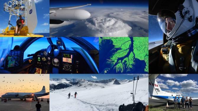 Five new NASA field research campaigns investigating a number of phenomena across the United States get underway this year. Credits: NASA