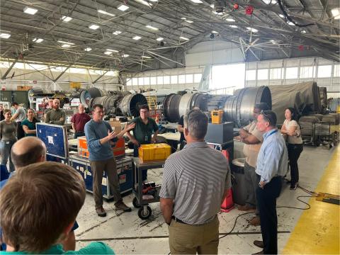 Troy Thornberry (SABRE’s PI) and Steve Ciciora describing the UASO3 instrument during today’s Test Readiness Review.