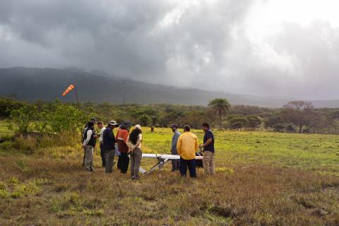 CRATER Team at the Launch Site