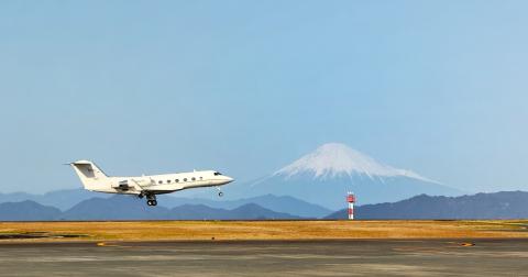 G-III Landing at Mt. Fuji International Airport, Feb 5, 2026