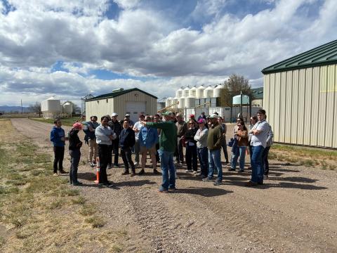 FarmFlux team visiting CSU ARDEC facility 