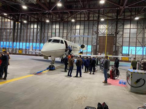 Tour group from Labrador Campus of Memorial University