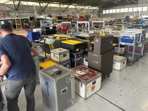 2026 SABRE Tropics: Science Equipment Arrives at Hangar 990 
