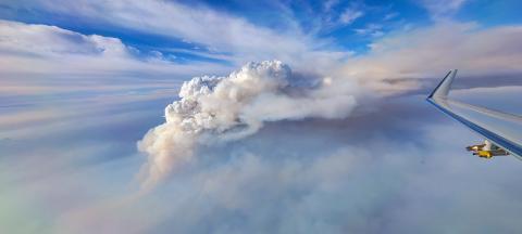 Border 2 Fire as seen from the NCAR GV during RF08
