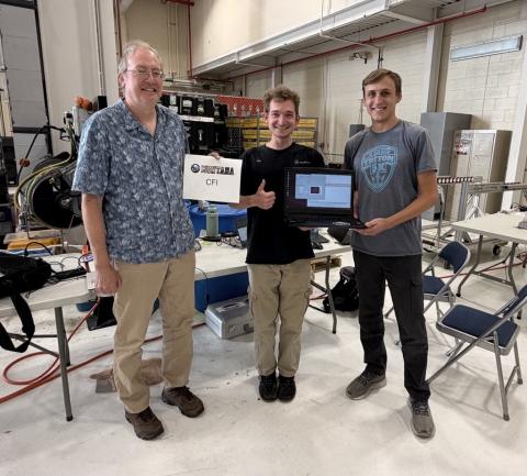 CFI team displaying data during RF06 for the ER-2
