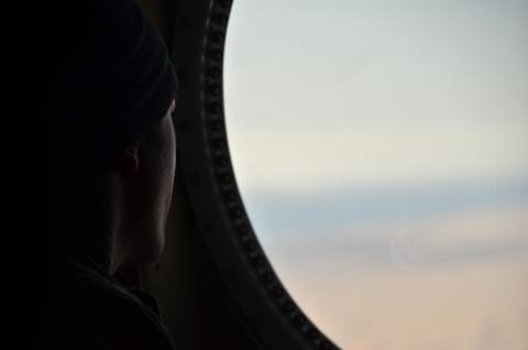 ORACLES Looking out the P-3 window 