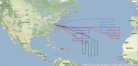 First five flights, HS3 2012