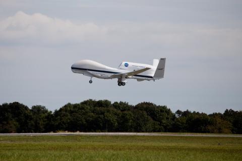 AV-6 takeoff from Wallops (9.19.12)