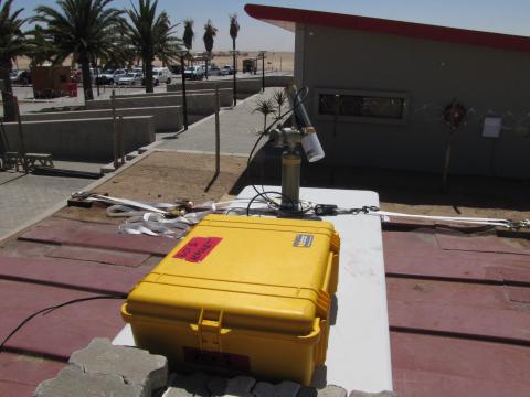 Cimel Installation at Walvis Bay Airport