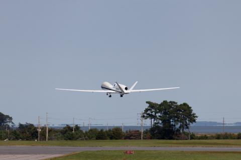 AV-6 takeoff from Wallops (9.19.12)