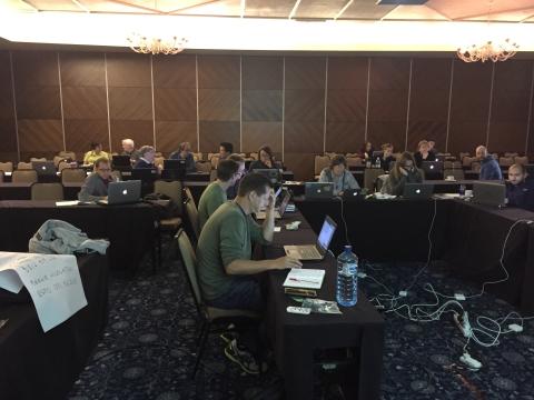 Ops/Flight Planning center at Hotel #2