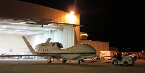 Global Hawk Rolls Out For Range Flight.