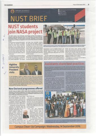 Namibian University Article