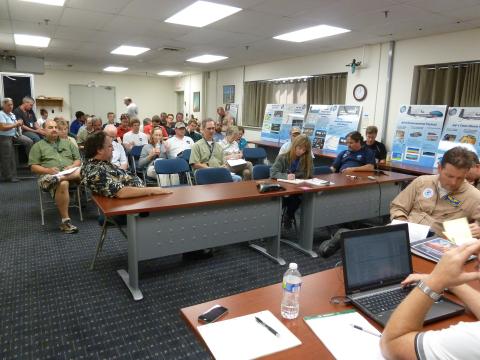 TN872 Ferry Flight Debrief at WFF (2012)