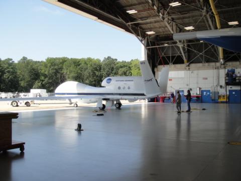 Backing into the N-159 Hangar for the first time (2012)