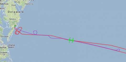 Global Hawk and ER-2 fly together during HS3 (9.23.12)