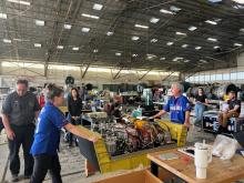 Picture of the Day: Weighing the StratCIMS. 