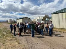 FarmFlux team visiting CSU ARDEC facility 
