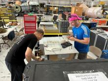 2026 SABRE Tropics: Chuck Brock and Adam Ahern Prepare the NOAA-AMP Instrument for Integration