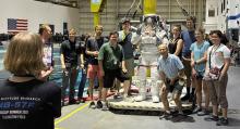 2026 SABRE Tropics: Group 1 Poses with Astronaut Candidate Before Training Dive