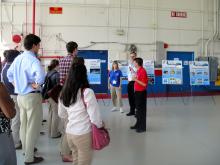 Congressional Staffers visit Wallops and meet with Scott Braun to learn about HS3 (2012)