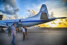 ORACLES P-3 Sun rise in Barbados