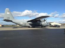NASA C-130 Arrives at Eielsen Air Force Base, Alaska