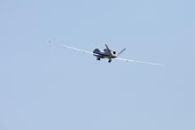 AV-6 takes off from Wallops (9.14.12)
