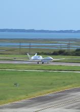 First Landing of AV-6 at Wallops (2012)